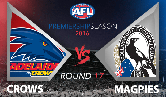 AFL 2016 Crows vs. Magpies