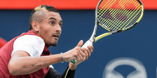 Australian tennis star Nick Kyrgios