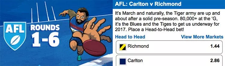 AFL Round 1 Richmond vs. Carlton
