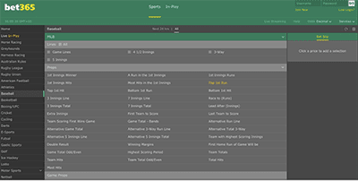 Bet365 screenshot NZ