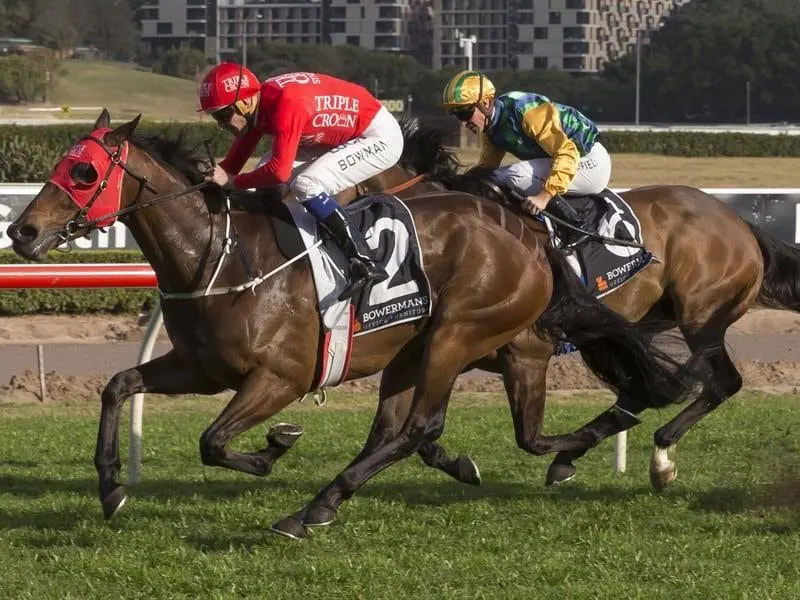 Redzel ridden by Hugh Bowman wins Race 7.