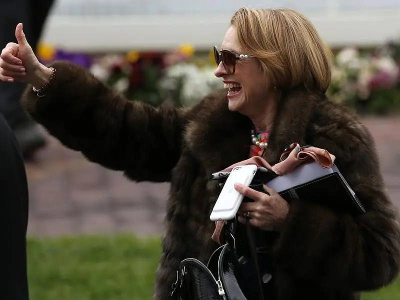 Gai Waterhouse after Pinot's win at Caulfield.