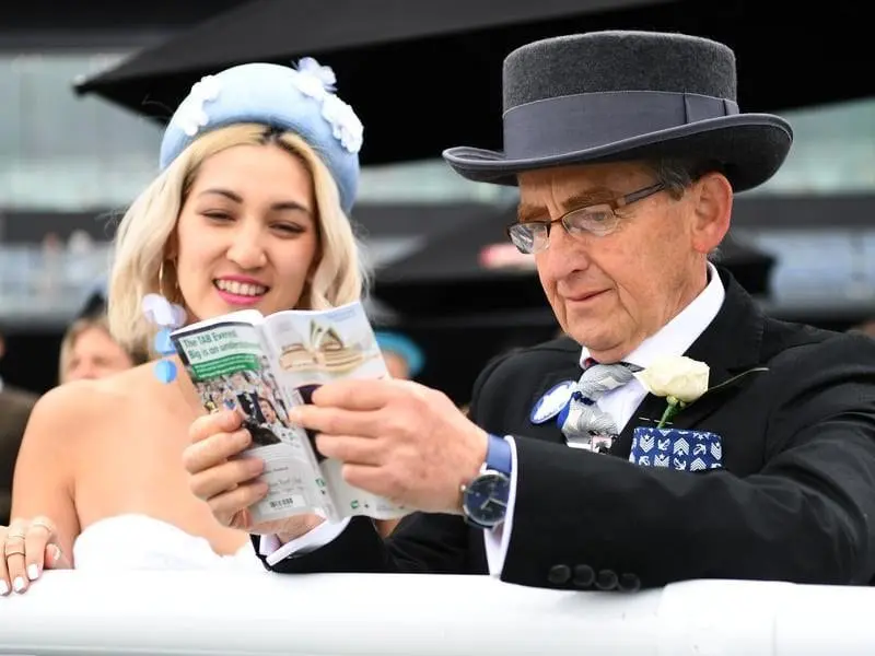 Racegoers during Everest day