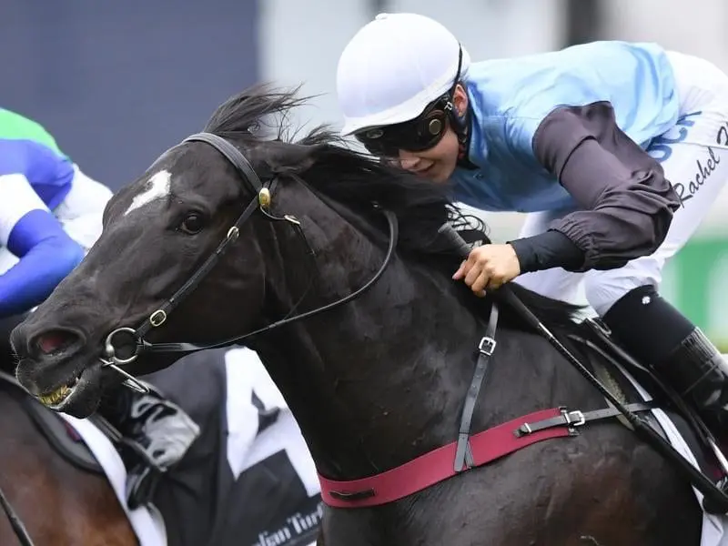 Rachel Hunt rides Grand Condor to victory in Randwick