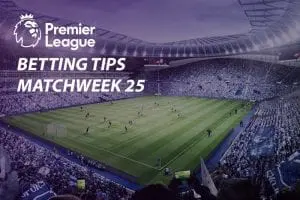 EPL Matchweek 25 odds