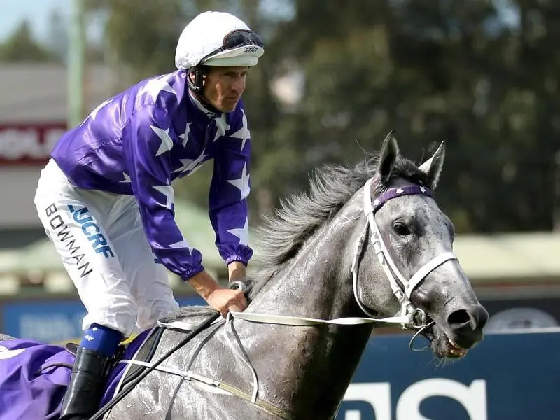 Jockey Hugh Bowman riding D'Argento