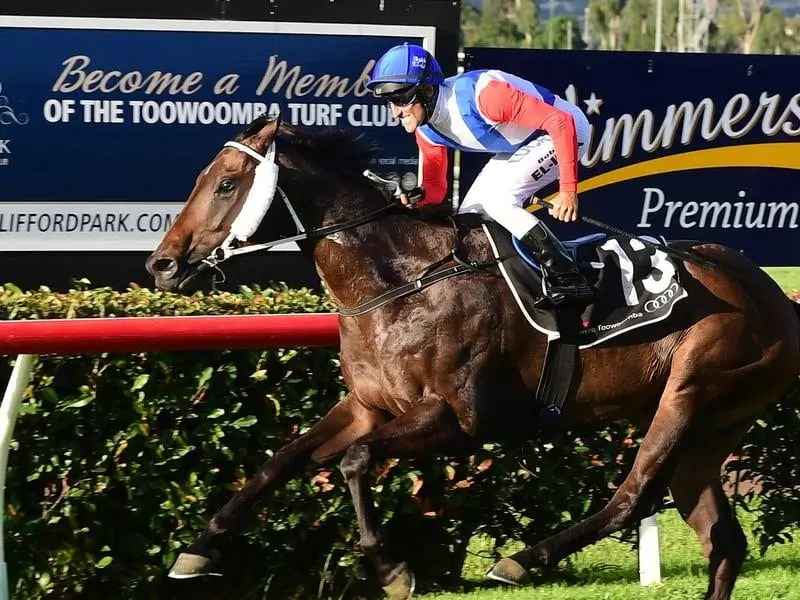 Jockey Bobby El-Issa rides Amanaat to win.