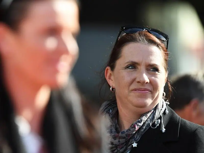 Trainer Emma-Lee Browne has watched jumper Monarch Chimes score an upset on the flat at Sandwon. Monarch Chimes