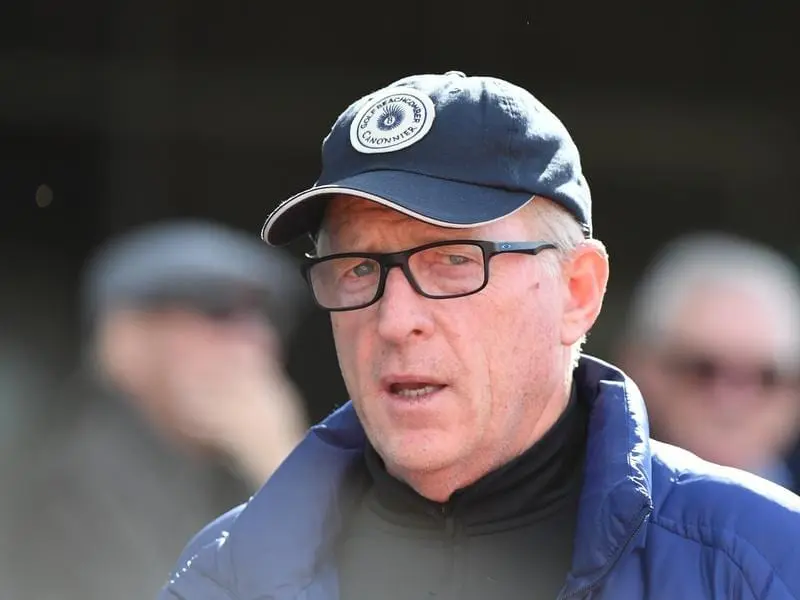 Mick Price will present Oregon's Day with a drop in class in the Ladies' Day Vase at Caulfield. Mick Price.