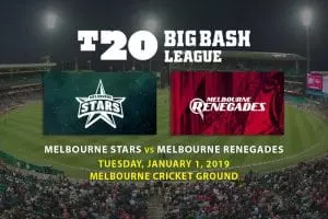 Latest T20 Big Bash League odds