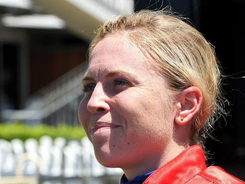 Tiffani Brooker rode Misery to win at the Sunshine Coast.