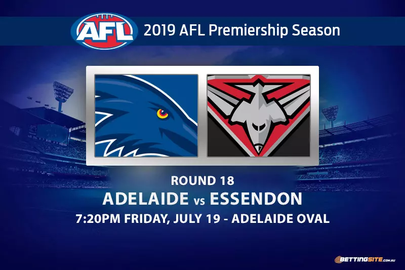 Crows vs Bombers AFL Round 18 betting tips
