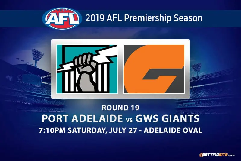 Power vs Giants AFL Round 19 odds