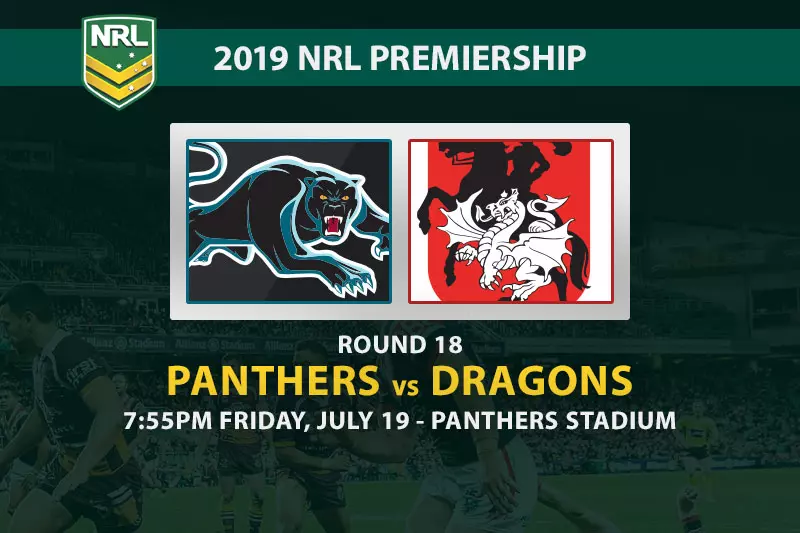 Panthers vs Dragons NRL Round 18 betting tips