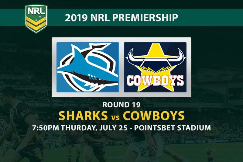 Sharks vs Cowboys NRL Round 19