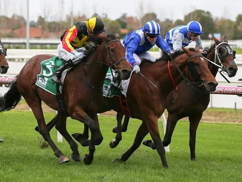 Alfarris (centre) returns to racing at The Valley.