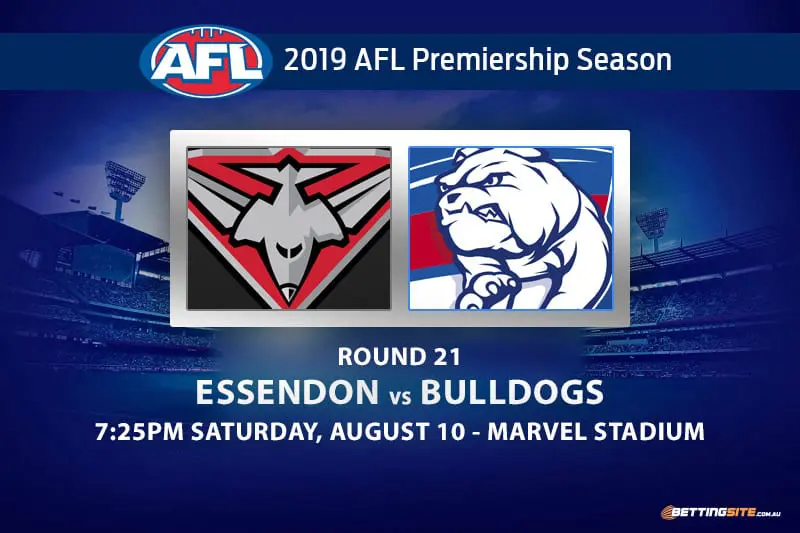 Bombers vs Bulldogs AFL Round 21 odds