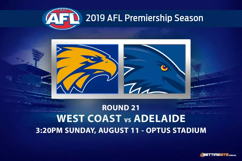 Eagles vs Crows AFL Round 21 betting tips