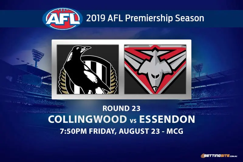 Magpies vs Bombers AFL Round 23 betting tips