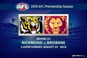 Tigers vs Lions AFL Round 23 betting tips