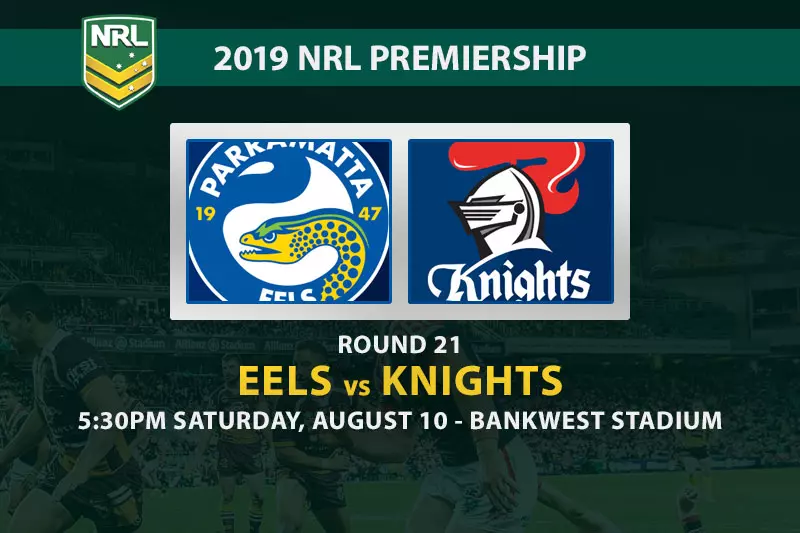 Eels vs Knights NRL Round 21 betting tips