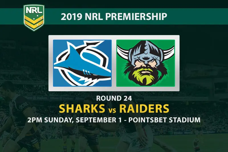 Cronulla Sharks vs Canberra Raiders NRL 2019