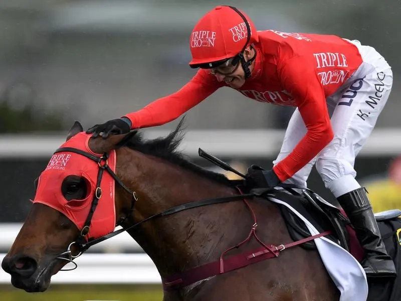 Kerrin McEvoy will ride Redzel in the $14 million Everest.