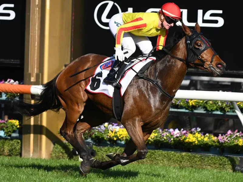 Gatting wins the Group One Makybe Diva Stakes.