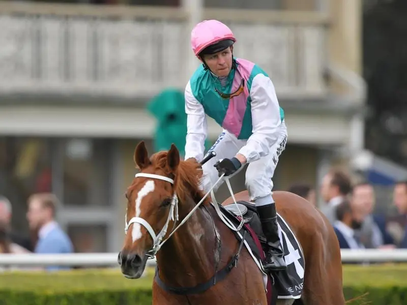 Finche after winning at Randwick.