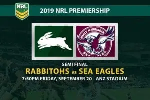 Rabbitohs vs Sea Eagles betting tips