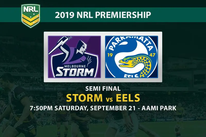 Storm vs Eels NRL finals betting