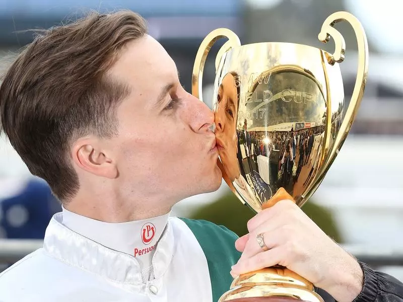 Cory Parish is chasing his second Caulfield Cup win.