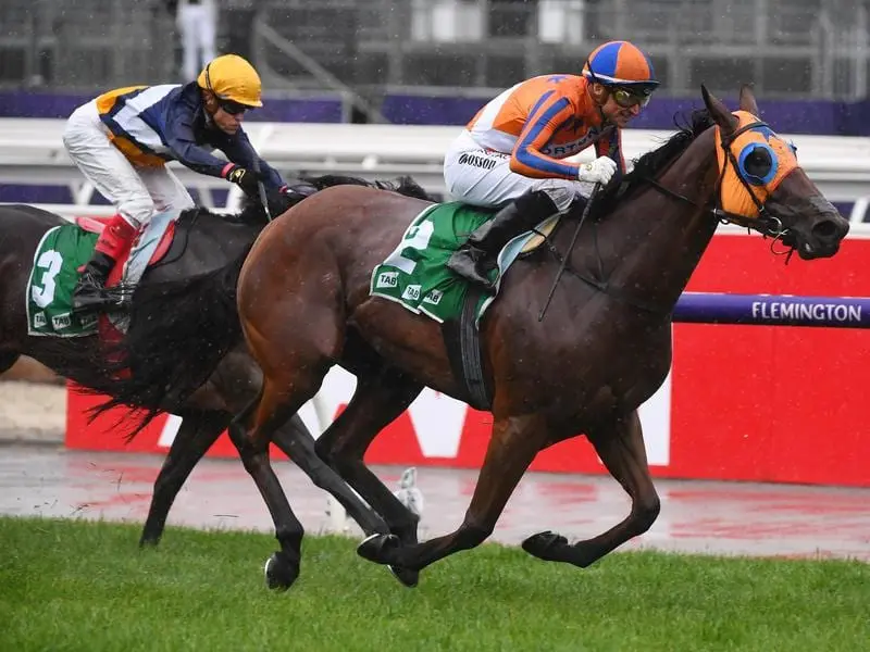 New Zealand mare Melody Belle, ridden by Opie Bosson, has won the Group One Empire Rose Stakes. Melody Belle wins the Empire Rose Stakes.