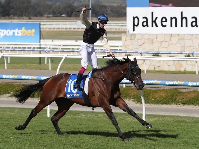 Etah James wins the Pakenham Cup.