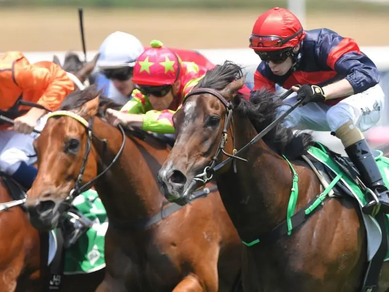 Moore Euros (right) wins at Randwick.