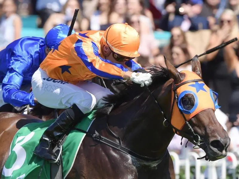 Opie Bosson rides Avantage at Rosehill in March 2019