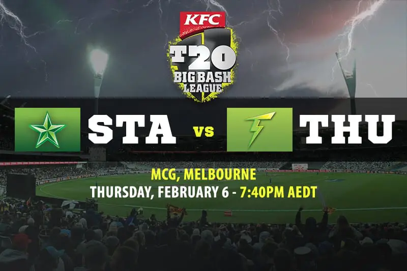 Stars vs Thunder BBL Finals betting