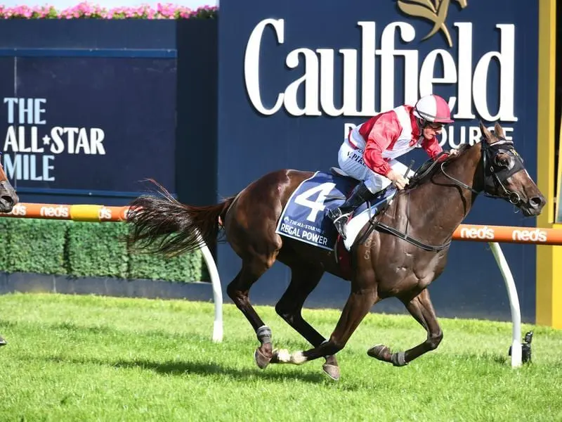 Regal Power wins the $5 million All-Star Mile.