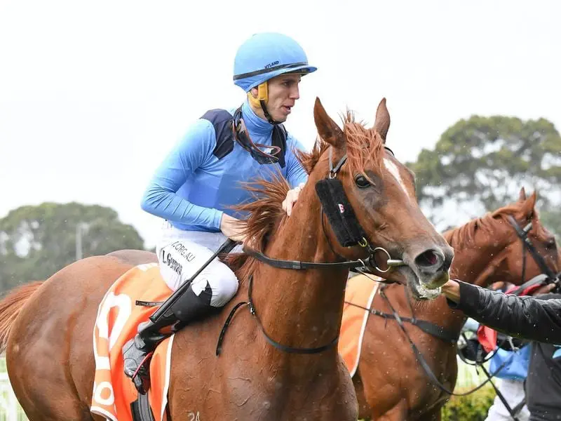 Leale has given Catherine Hutchinson, a successful former jockey, her first win as a trainer. Leale returns to scale after winning at Caulfield.