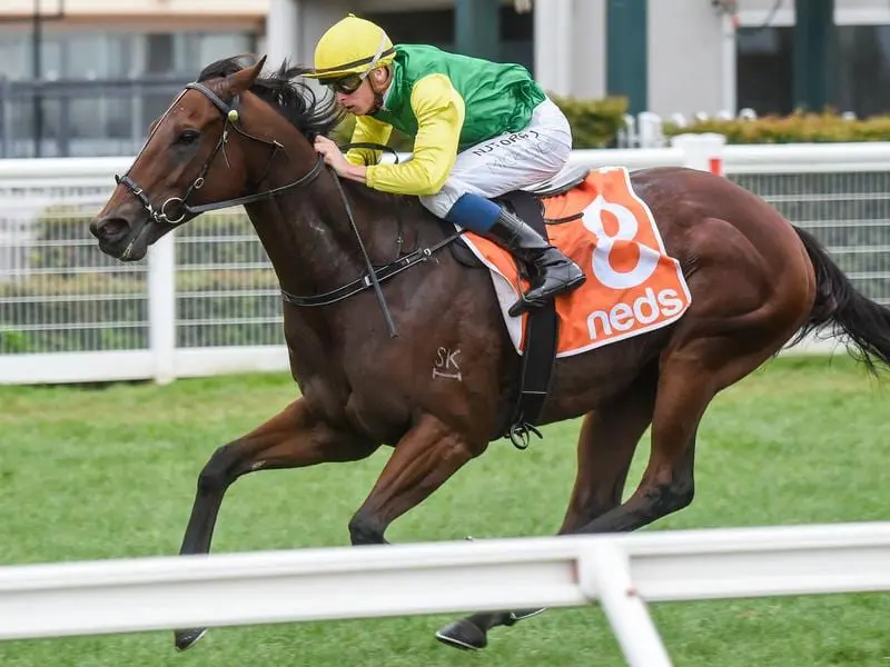 Williams Thomas wins the Bel Esprit Stakes at Caulfield.