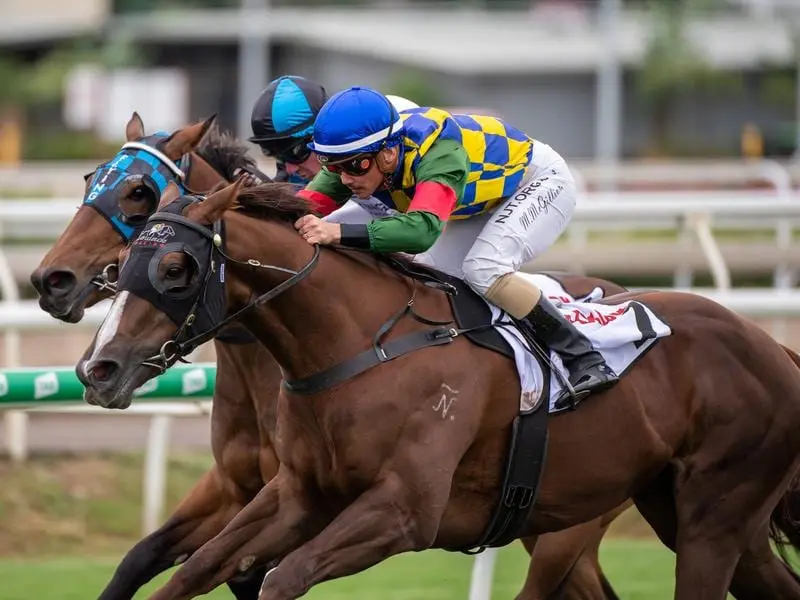 Cosmic Gossip wins at Eagle Farm.