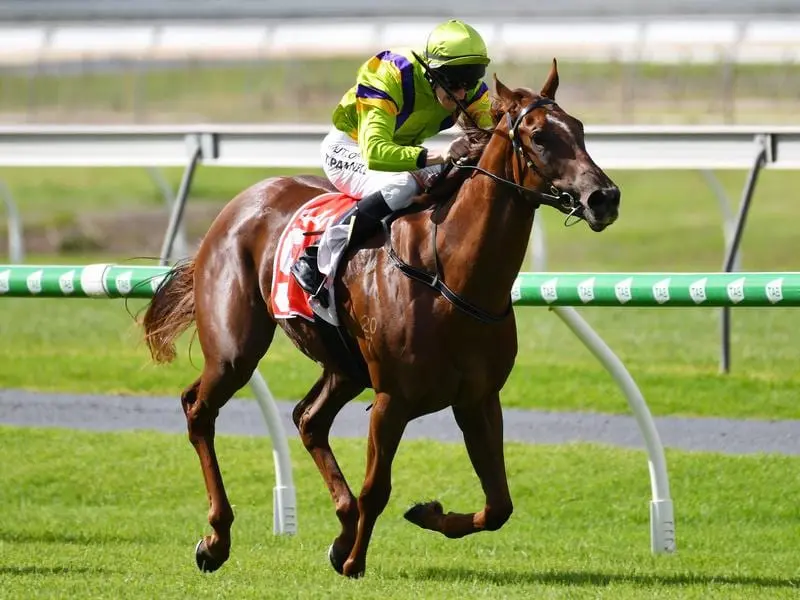 Forever Free wins the Queen Adelaide Stakes.