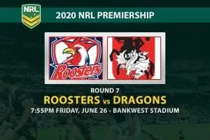 Sydney Roosters vs St George Illawarra Dragons