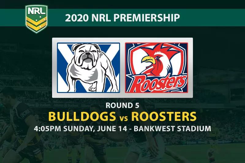 Bulldogs vs Roosters NRL betting tips