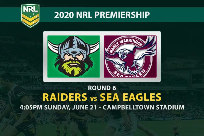 Raiders vs Sea Eagles NRL betting tips