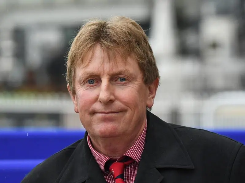 Trainer Mick Bell is chasing a start in Australia's richest horse race with stable star Jungle Edge. Jungle Edge's trainer Mick Bell.