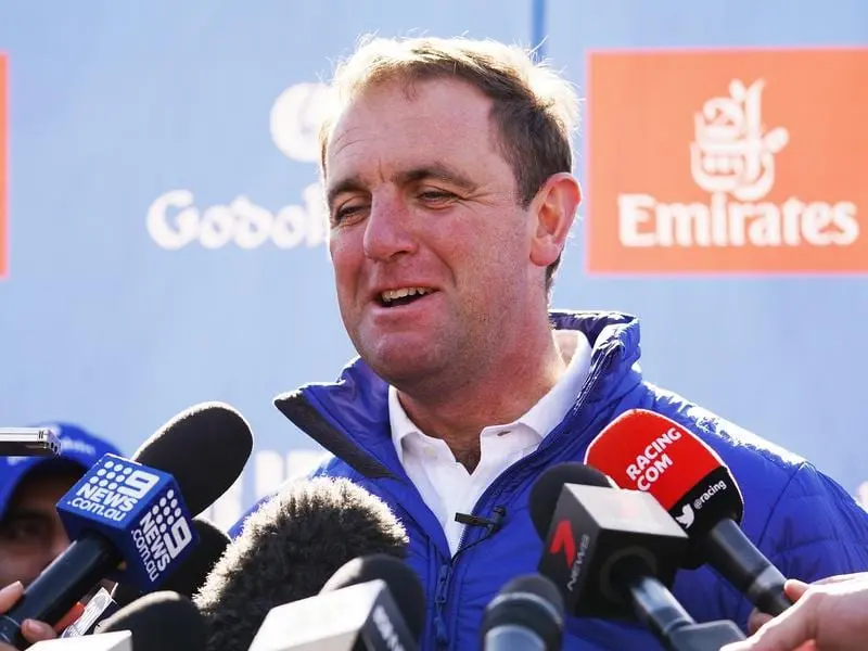 Charlie Appleby is celebrating a French Group One success with Godolphin colt Pinatubo. Charlie Appleby.