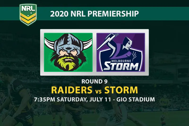 Raiders vs Storm NRL betting tips