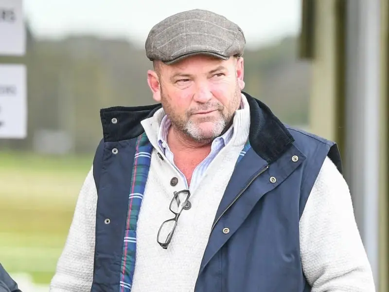 Peter Moody has a spring in his step as he continues to rebuild his training career. Peter Moody