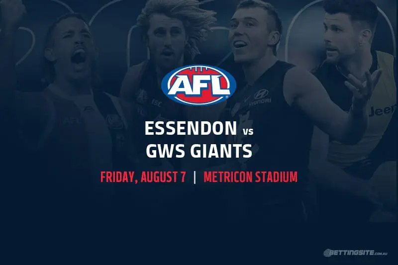 Bombers vs Giants AFL betting tips